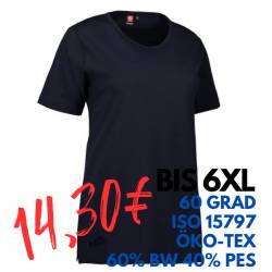 ARBEITS-T-SHIRT DAMEN | PRO Wear 312 von ID / Farbe: navy / 60% BAUMWOLLE 40% POLYESTER - | MEIN-KASACK.de | kasack | ka