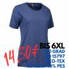 ARBEITS-T-SHIRT DAMEN | PRO Wear 312 von ID / Farbe: blau / 60% BAUMWOLLE 40% POLYESTER - | MEIN-KASACK.de | kasack | ka