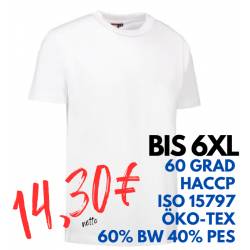 ARBEITS-T-SHIRT HERREN | PRO Wear 300 von ID / Farbe: weiß / 60% BAUMWOLLE 40% POLYESTER - | MEIN-KASACK.de | kasack | k