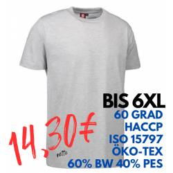 ARBEITS-T-SHIRT HERREN | PRO Wear 300 von ID / Farbe: grau / 60% BAUMWOLLE 40% POLYESTER - | MEIN-KASACK.de | kasack | k