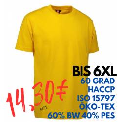 ARBEITS-T-SHIRT HERREN | PRO Wear 300 von ID / Farbe: gelb / 60% BAUMWOLLE 40% POLYESTER - | MEIN-KASACK.de | kasack | k