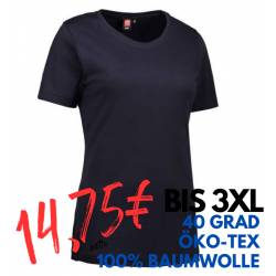 ARBEITS-T-SHIRT DAMEN | Interlock 508 von ID / Farbe: navy / 100% BAUMWOLLE - | MEIN-KASACK.de | kasack | kasacks | kass