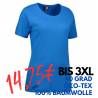 ARBEITS-T-SHIRT DAMEN | Interlock 508 von ID / Farbe: türkis / 100% BAUMWOLLE - | MEIN-KASACK.de | kasack | kasacks | ka