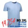 ARBEITS-T-SHIRT HERREN | Interlock 517 von ID / Farbe: hellblau / 100% BAUMWOLLE - | MEIN-KASACK.de | kasack | kasacks |