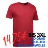 ARBEITS-T-SHIRT HERREN | Interlock 517 von ID / Farbe: rot / 100% BAUMWOLLE - | MEIN-KASACK.de | kasack | kasacks | kass