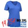 ARBEITS-T-SHIRT DAMEN | Interlock 506 von ID / Farbe: azur / 100% BAUMWOLLE - | MEIN-KASACK.de | kasack | kasacks | kass