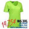 ARBEITS-T-SHIRT DAMEN | Interlock 506 von ID / Farbe: lime / 100% BAUMWOLLE - | MEIN-KASACK.de | kasack | kasacks | kass