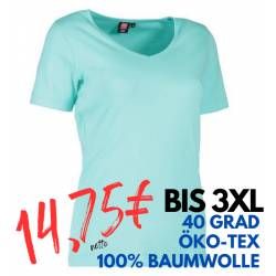 ARBEITS-T-SHIRT DAMEN | Interlock 506 von ID / Farbe: mint / 100% BAUMWOLLE - | MEIN-KASACK.de | kasack | kasacks | kass