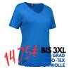 ARBEITS-T-SHIRT DAMEN | Interlock 506 von ID / Farbe: türkis / 100% BAUMWOLLE - | MEIN-KASACK.de | kasack | kasacks | ka