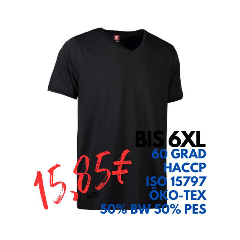 ARBEITS-T-SHIRT HERREN | PRO Wear CARE 372 von ID / Farbe: schwarz / 60% BAUMWOLLE 40% POLYESTER | MEIN-KASACK.de - KASACK - KASACKS