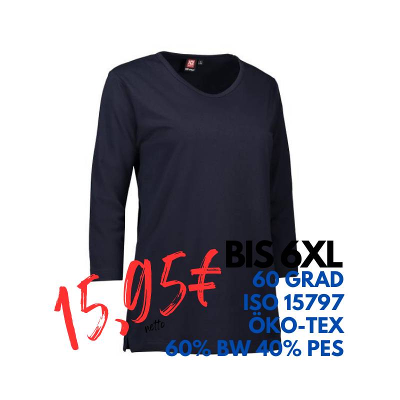 ARBEITS-T-SHIRT DAMEN | PRO Wear 313 von ID / Farbe: navy / 60% BAUMWOLLE 40% POLYESTER | MEIN-KASACK.de - KASACK - KASACKS