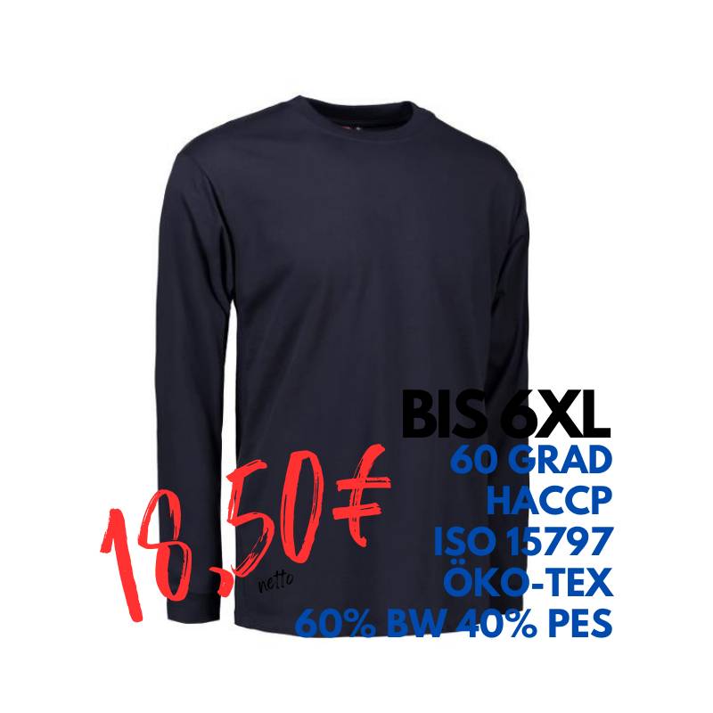 ARBEITS-T-SHIRT HERREN | PRO Wear 311 von ID / Farbe: navy / 60% BAUMWOLLE 40% POLYESTER | MEIN-KASACK.de - KASACK - KASACKS