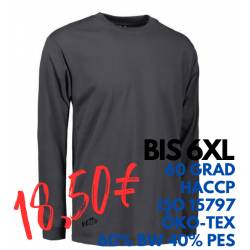 ARBEITS-T-SHIRT HERREN | PRO Wear 311 von ID / Farbe: grau / 60% BAUMWOLLE 40% POLYESTER - | MEIN-KASACK.de | kasack | k