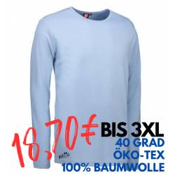 ARBEITS-T-SHIRT HERREN| Interlock 518 von ID / Farbe: hellblau / 100% BAUMWOLLE - | MEIN-KASACK.de | kasack | kasacks | 