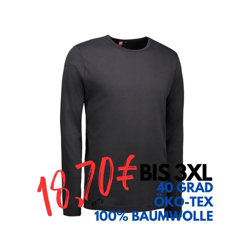 ARBEITS-T-SHIRT HERREN| Interlock 518 von ID / Farbe: koks / 100% BAUMWOLLE | MEIN-KASACK.de - KASACK - KASACKS