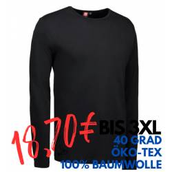 ARBEITS-T-SHIRT HERREN| Interlock 518 von ID / Farbe: schwarz / 100% BAUMWOLLE - | MEIN-KASACK.de | kasack | kasacks | k