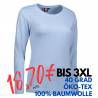 ARBEITS-T-SHIRT DAMEN | Interlock 509 von ID / Farbe: hellblau / 100% BAUMWOLLE - | MEIN-KASACK.de | kasack | kasacks | 