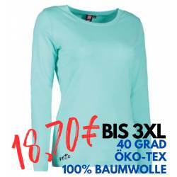 ARBEITS-T-SHIRT DAMEN | Interlock 509 von ID / Farbe: mint / 100% BAUMWOLLE - | MEIN-KASACK.de | kasack | kasacks | kass