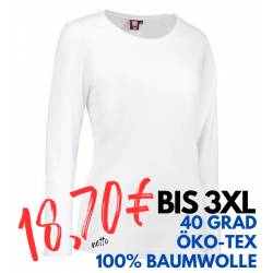 ARBEITS-T-SHIRT DAMEN | Interlock 509 von ID / Farbe: weiß / 100% BAUMWOLLE - | MEIN-KASACK.de | kasack | kasacks | kass