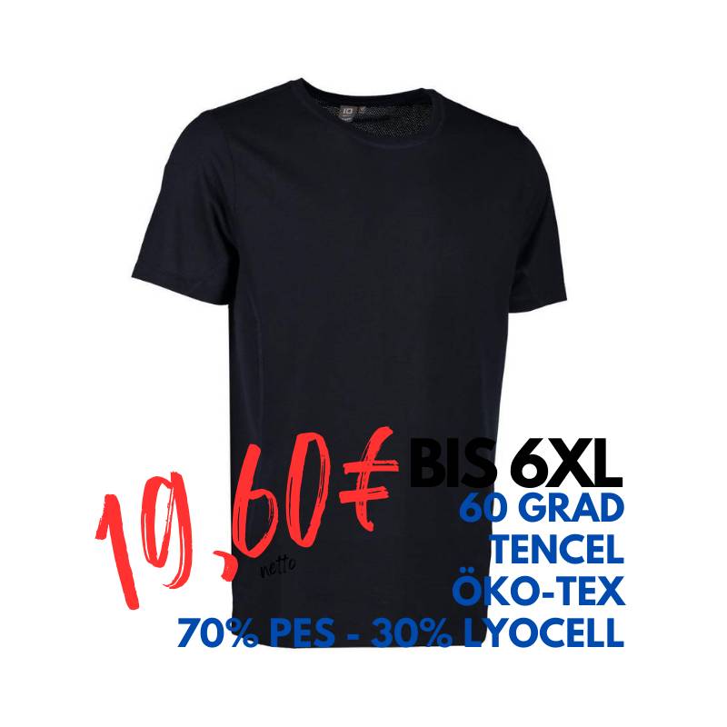 ARBEITS-T-SHIRT HERREN | TENCEL 528 von ID / Farbe: Navy / 70% Polyester (recycled) 30% Lyocell | MEIN-KASACK.de - KASACK - KASACKS