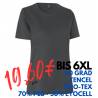 ARBEITS-T-SHIRT DAMEN | TENCEL 529 von ID / Farbe: Silber grau / 70% Polyester (recycled) 30% Lyocell - | MEIN-KASACK.de