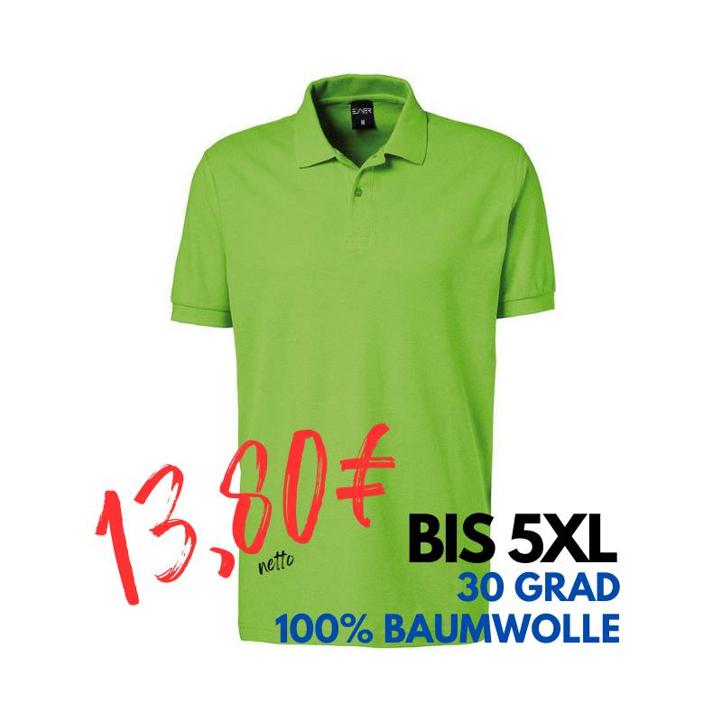 ARBEITS-POLO-SHIRT HERREN | 982 von EXNER / Farbe: lemon green / 100% Baumwolle | MEIN-KASACK.de - KASACK - KASACKS