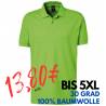 ARBEITS-POLO-SHIRT HERREN | 982 von EXNER / Farbe: lemon green / 100% Baumwolle - | MEIN-KASACK.de | kasack | kasacks | 