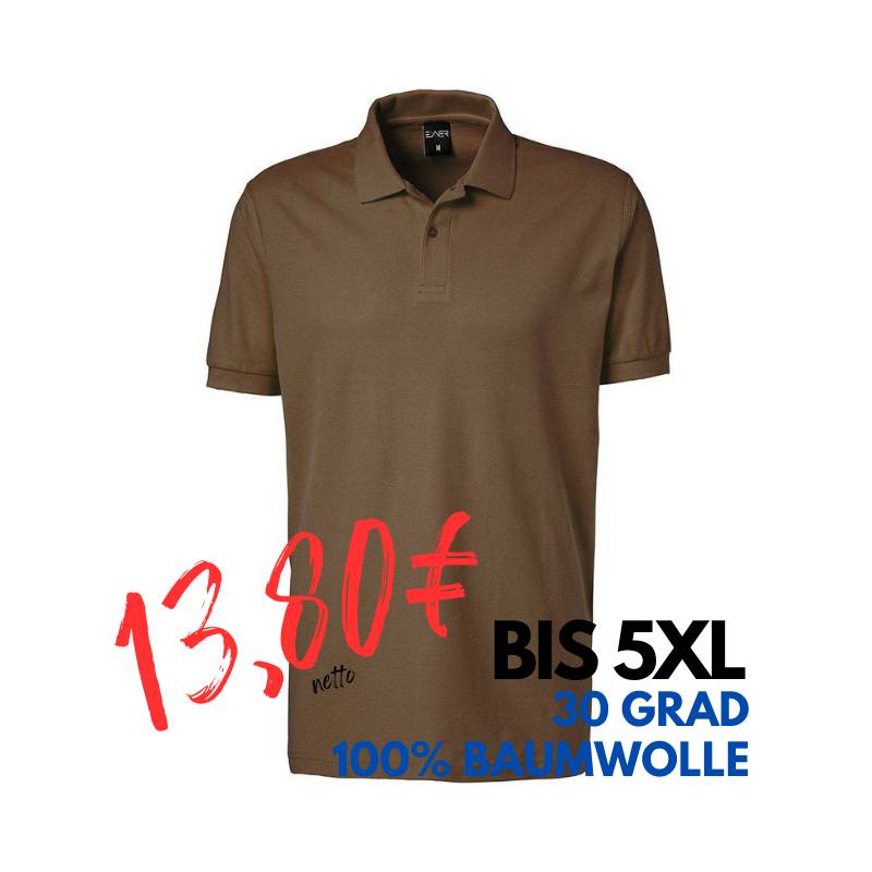 ARBEITS-POLO-SHIRT HERREN | 982 von EXNER / Farbe: toffee / 100% Baumwolle | MEIN-KASACK.de - KASACK - KASACKS