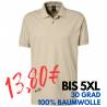 ARBEITS-POLO-SHIRT HERREN | 982 von EXNER / Farbe: sand / 100% Baumwolle - | MEIN-KASACK.de | kasack | kasacks | kassak 