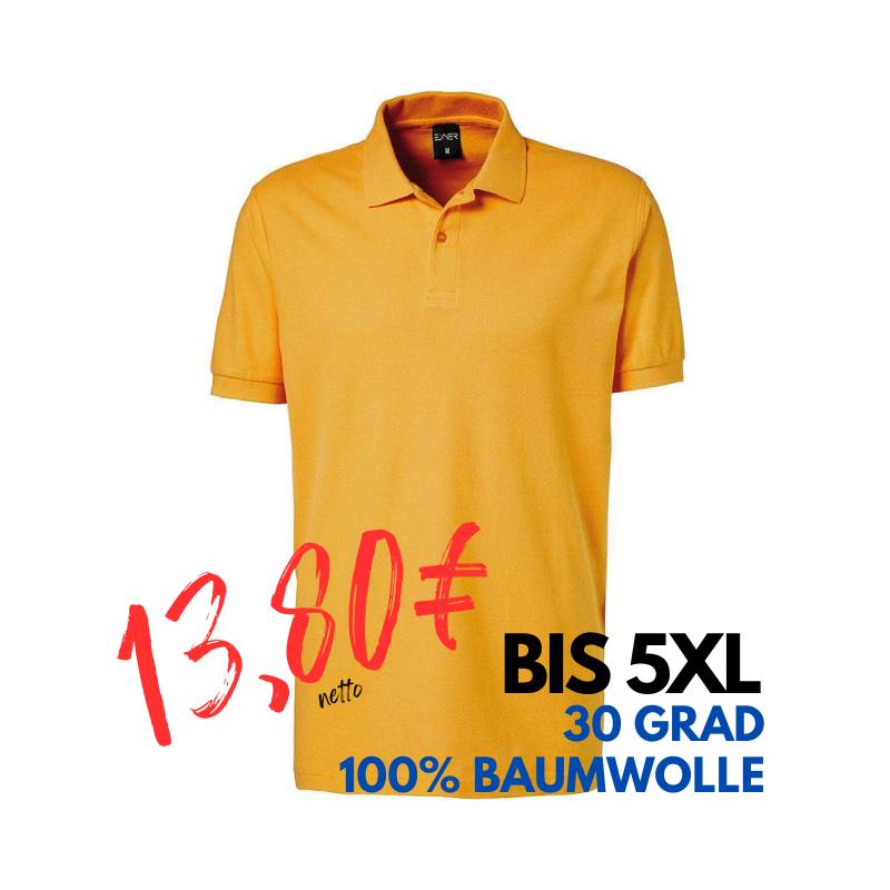 ARBEITS-POLO-SHIRT HERREN | 982 von EXNER / Farbe: gelb / 100% Baumwolle | MEIN-KASACK.de - KASACK - KASACKS