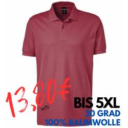 ARBEITS-POLO-SHIRT HERREN | 982 von EXNER / Farbe: bordeaux / 100% Baumwolle - | MEIN-KASACK.de | kasack | kasacks | kas