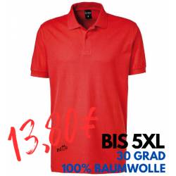 ARBEITS-POLO-SHIRT HERREN | 982 von EXNER / Farbe: rot / 100% Baumwolle - | MEIN-KASACK.de | kasack | kasacks | kassak |