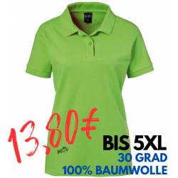 ARBEITS-POLO-SHIRT DAMEN | 983 von EXNER / Farbe: lemongreen / 100% Baumwolle - | MEIN-KASACK.de | kasack | kasacks | ka