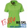 ARBEITS-POLO-SHIRT DAMEN | 983 von EXNER / Farbe: lemongreen / 100% Baumwolle - | MEIN-KASACK.de | kasack | kasacks | ka