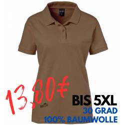 ARBEITS-POLO-SHIRT DAMEN | 983 von EXNER / Farbe: toffee / 100% Baumwolle - | MEIN-KASACK.de | kasack | kasacks | kassak