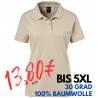 ARBEITS-POLO-SHIRT DAMEN | 983 von EXNER / Farbe: sand / 100% Baumwolle - | MEIN-KASACK.de | kasack | kasacks | kassak |