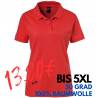 ARBEITS-POLO-SHIRT DAMEN | 983 von EXNER / Farbe: rot / 100% Baumwolle - | MEIN-KASACK.de | kasack | kasacks | kassak | 