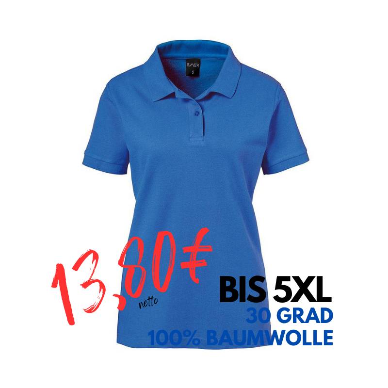 ARBEITS-POLO-SHIRT DAMEN | 983 von EXNER / Farbe: royal blue / 100% Baumwolle | MEIN-KASACK.de - KASACK - KASACKS