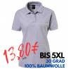 ARBEITS-POLO-SHIRT DAMEN | 983 von EXNER / Farbe: silbergrau / 100% Baumwolle - | MEIN-KASACK.de | kasack | kasacks | ka