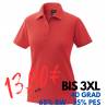 ARBEITS-POLO-SHIRT DAMEN | 983 von EXNER / Farbe: rot / 65% Baumwolle 35% Polyester - | MEIN-KASACK.de | kasack | kasack