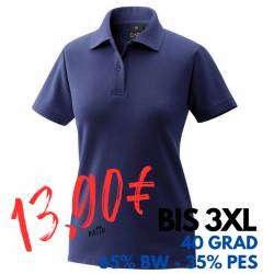 ARBEITS-POLO-SHIRT DAMEN | 983 von EXNER / Farbe: marine / 65% Baumwolle 35% Polyester - | MEIN-KASACK.de | kasack | kas