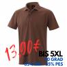 ARBEITS-POLO-SHIRT HERREN | 982 von EXNER / Farbe: toffee / 65% Baumwolle 35% Polyester - | MEIN-KASACK.de | kasack | ka