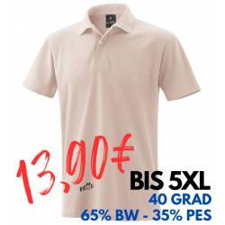 ARBEITS-POLO-SHIRT HERREN | 982 von EXNER / Farbe: sand / 65% Baumwolle 35% Polyester - | MEIN-KASACK.de | kasack | kasa