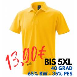 ARBEITS-POLO-SHIRT HERREN | 982 von EXNER / Farbe: gelb / 65% Baumwolle 35% Polyester - | MEIN-KASACK.de | kasack | kasa