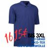 ARBEITS-POLO-SHIRT HERREN | YES 2020 von ID / Farbe: kornblau / 100% BAUMWOLLE - | MEIN-KASACK.de | kasack | kasacks | k