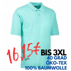 ARBEITS-POLO-SHIRT HERREN | YES 2020 von ID / Farbe: mint / 100% BAUMWOLLE - | MEIN-KASACK.de | kasack | kasacks | kassa