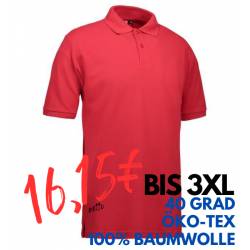 ARBEITS-POLO-SHIRT HERREN | YES 2020 von ID / Farbe: rot / 100% BAUMWOLLE - | MEIN-KASACK.de | kasack | kasacks | kassak