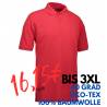 ARBEITS-POLO-SHIRT HERREN | YES 2020 von ID / Farbe: rot / 100% BAUMWOLLE - | MEIN-KASACK.de | kasack | kasacks | kassak