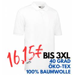 ARBEITS-POLO-SHIRT HERREN | YES 2020 von ID / Farbe: weiß / 100% BAUMWOLLE - | MEIN-KASACK.de | kasack | kasacks | kassa