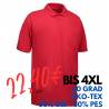 ARBEITS-POLO-SHIRT HERREN | 520 von ID / Farbe: rot / 50% BAUMWOLLE 50% POLYESTER - | MEIN-KASACK.de | kasack | kasacks 